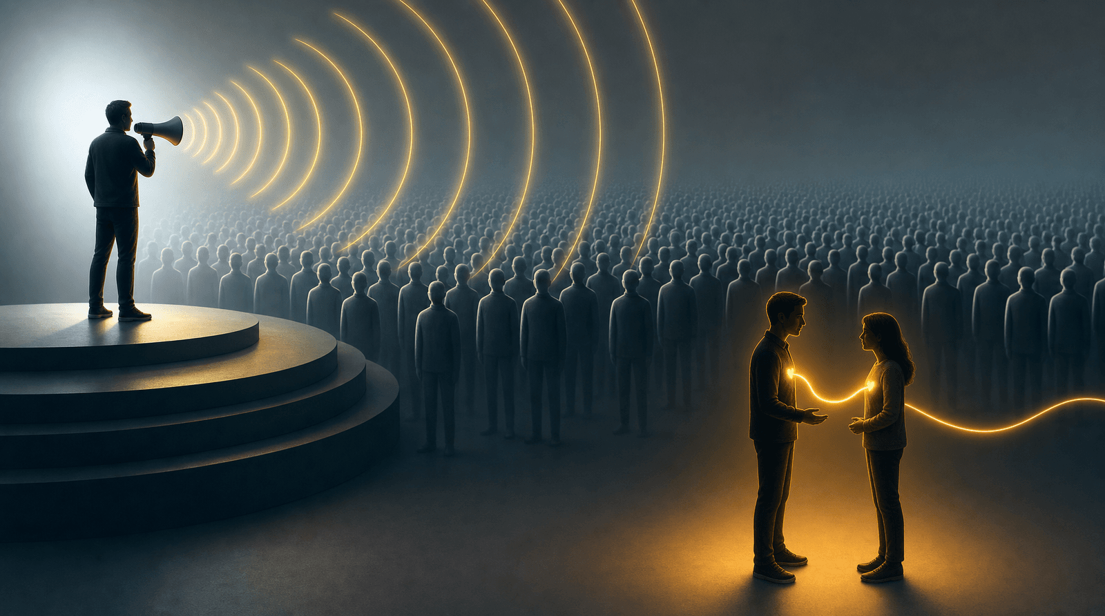 Everyone's Building an Audience — Nobody's Building a Relationship