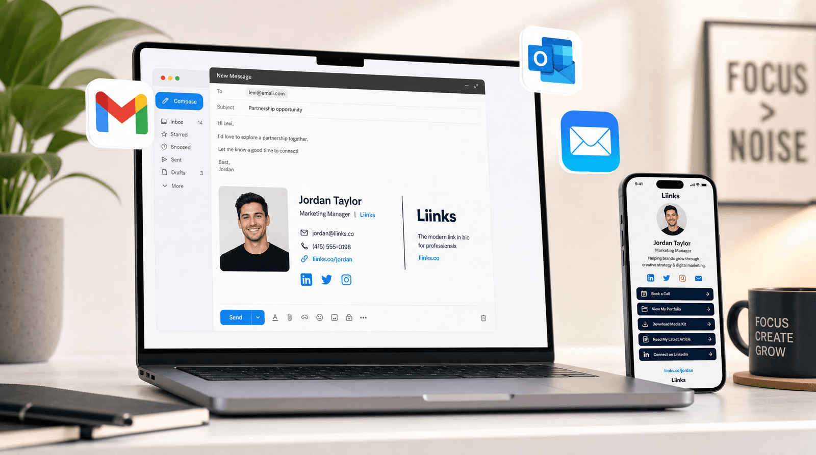 How to Create a Free Professional Email Signature With the Liinks Email Signature Generator